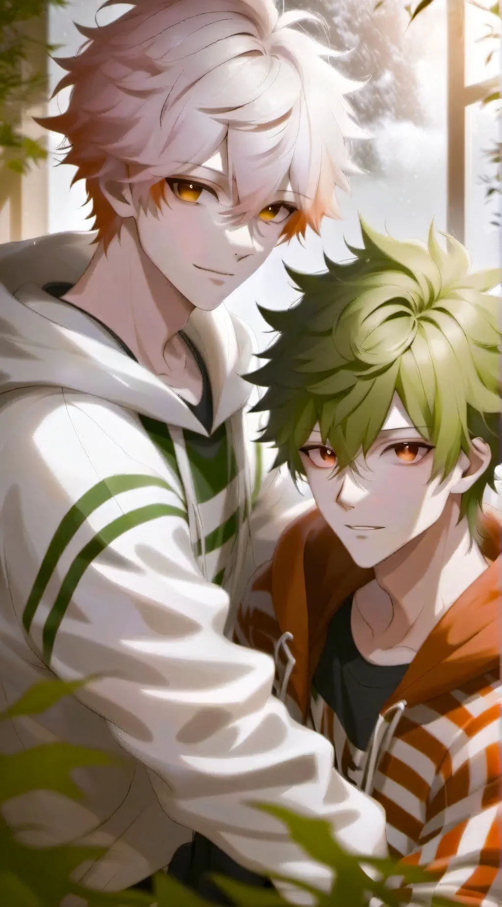 ai character: 🧡BkDk💚 background