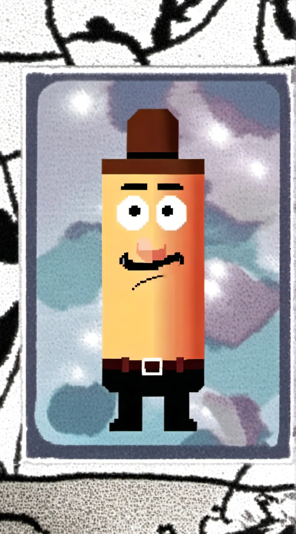 ai character: Mr churro background