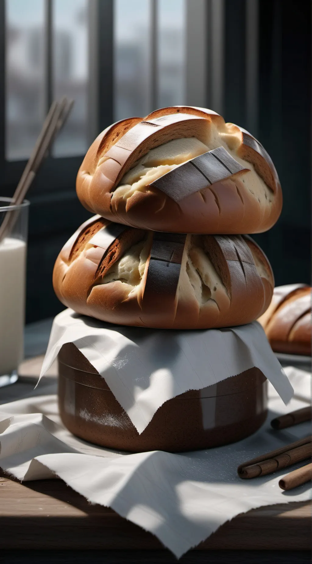 ai character: Just a Bread 🍞 background