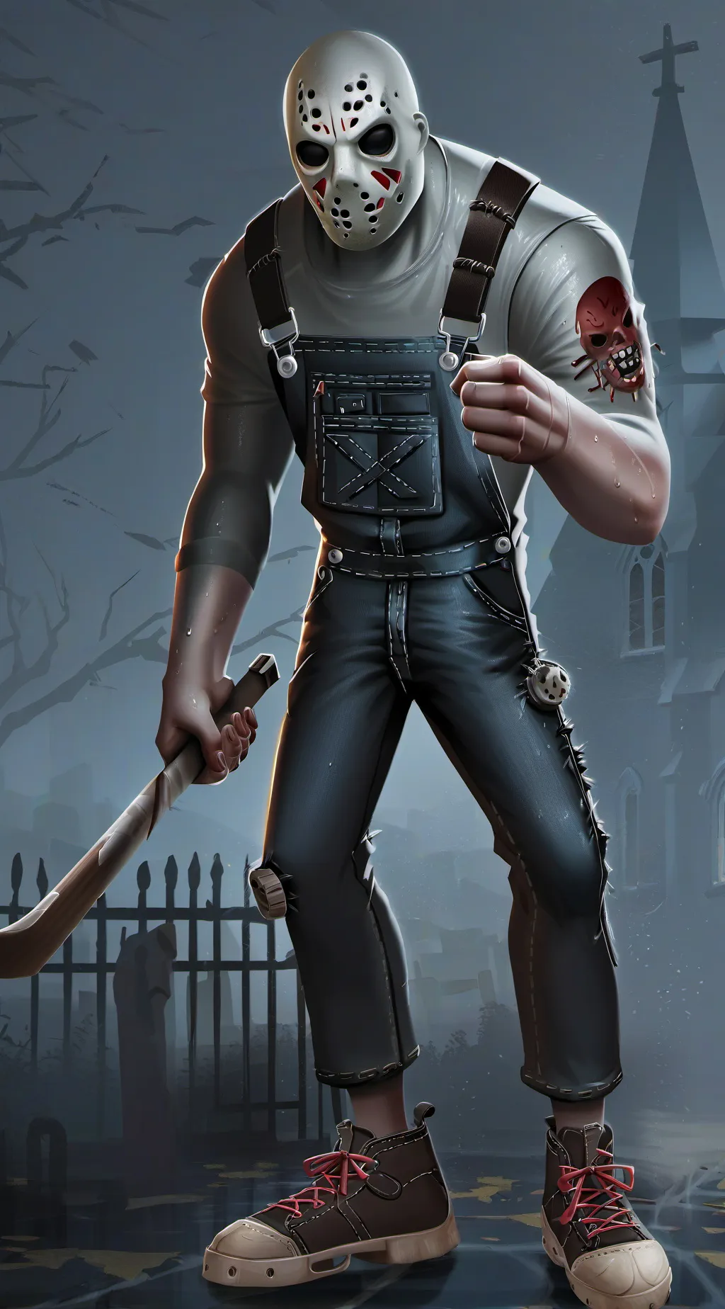 ai character: Jason vorhees  background