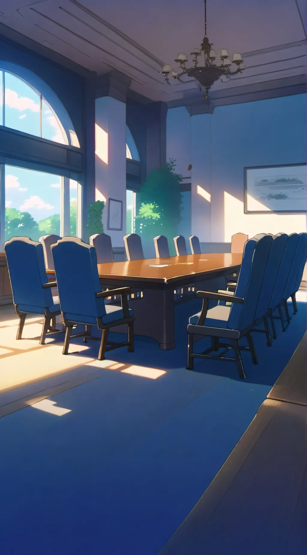 ai character: Overlord meeting background
