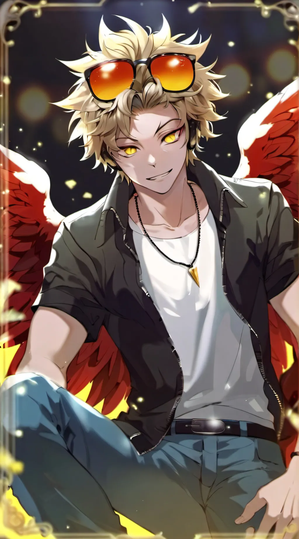 ai character: Mha background