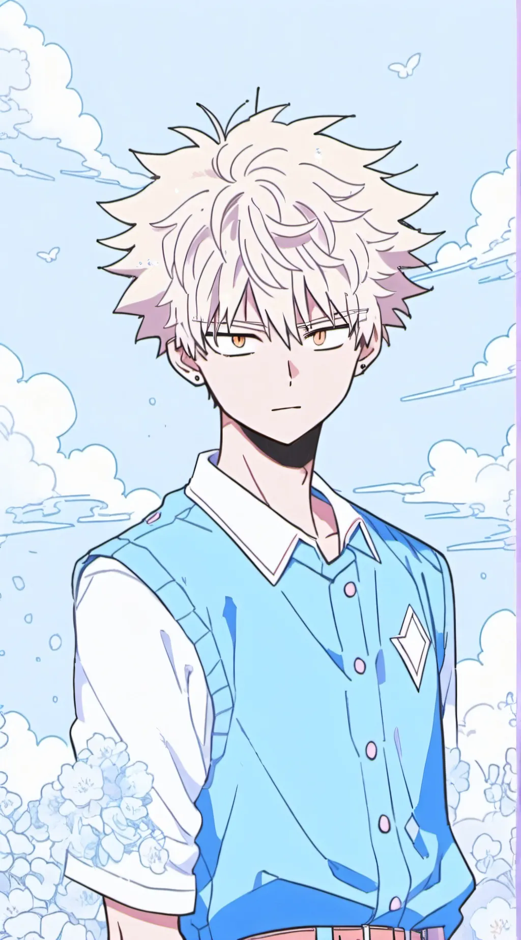 ai character: bakugo  background
