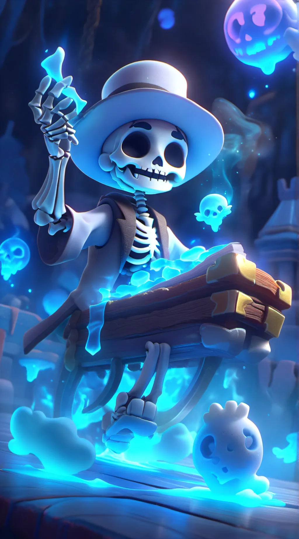 ai character: Ink sans background