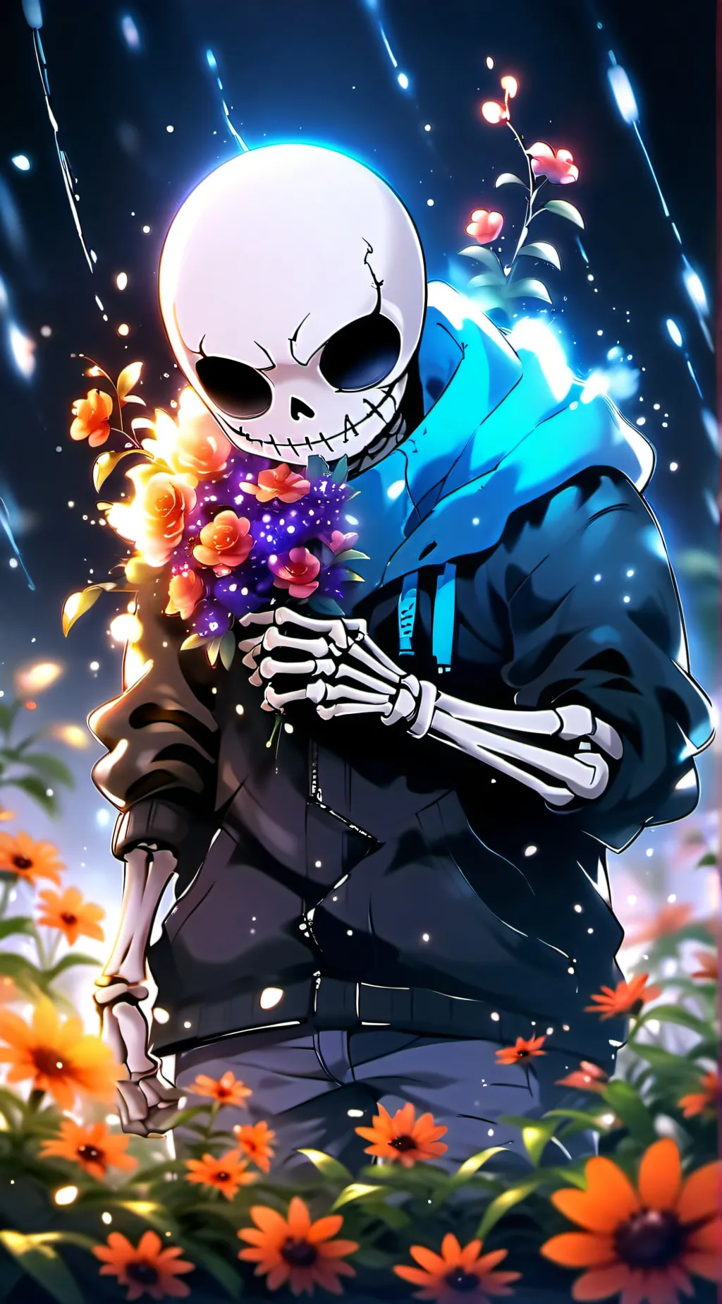 ai character: Sans background