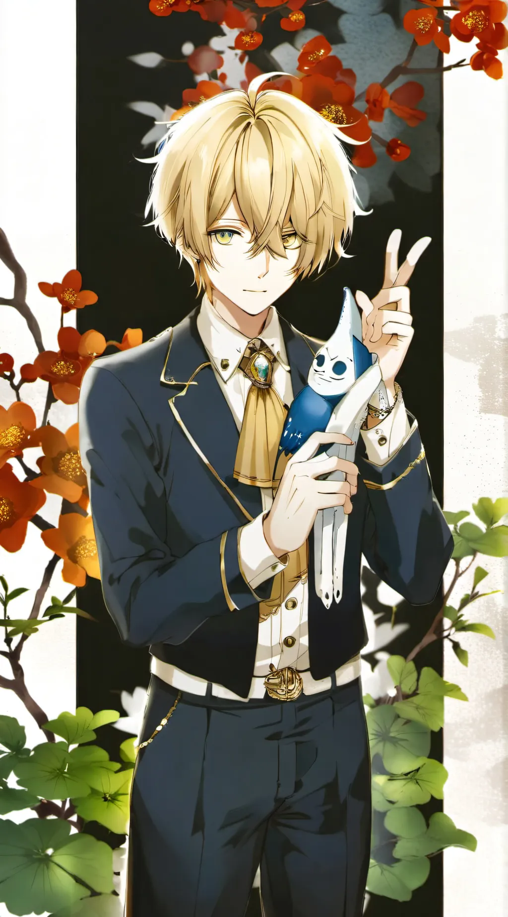 ai character: FOUR background