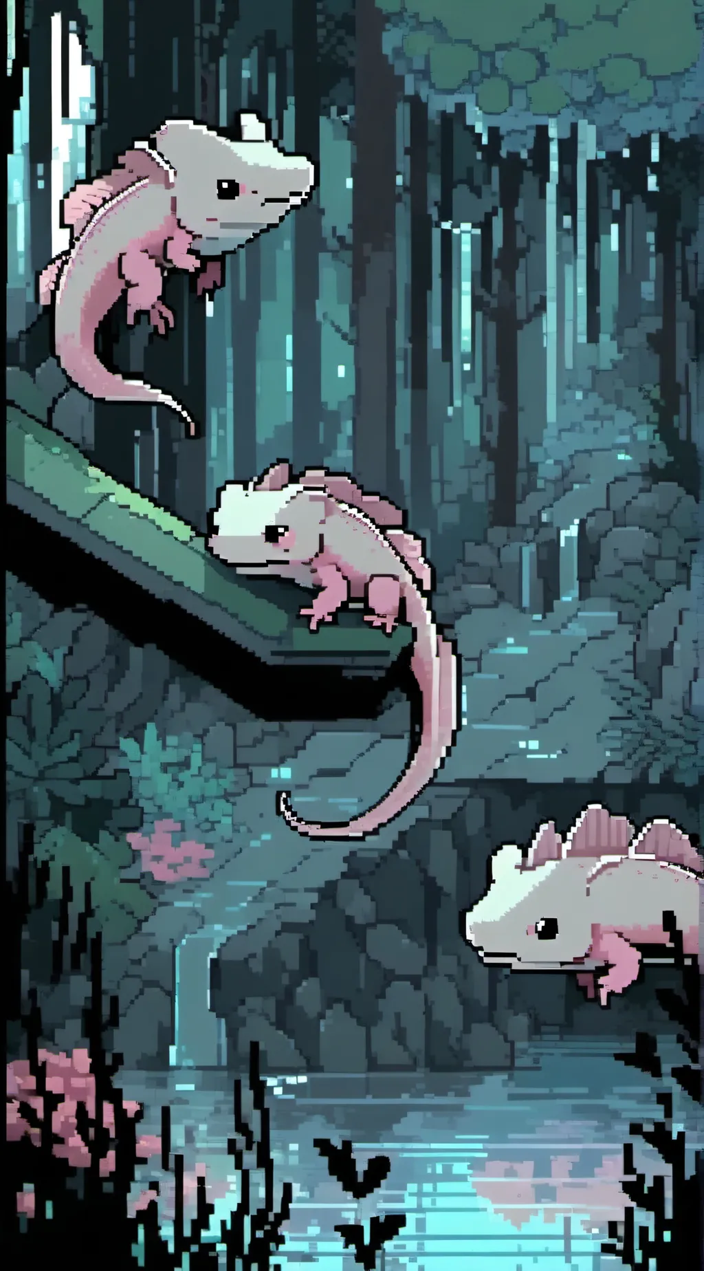 ai character: KinitoPET background