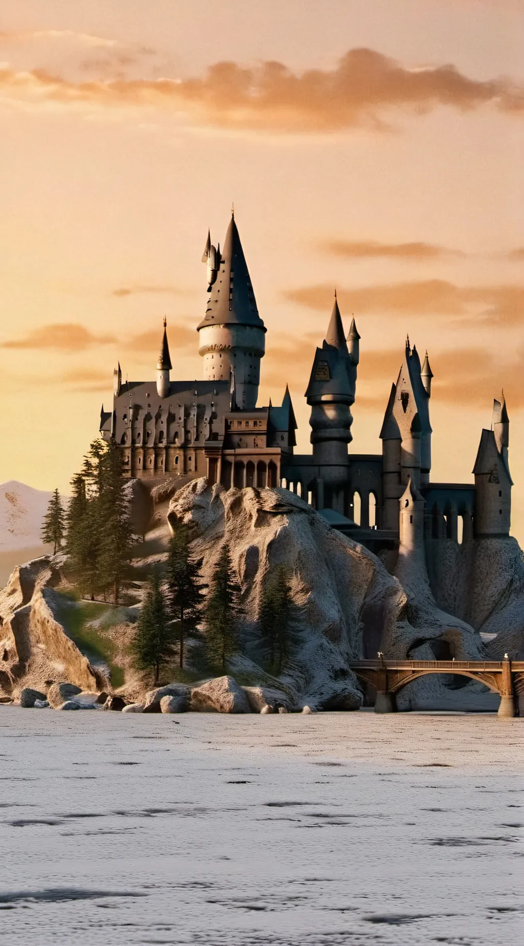 ai character: Hogwarts  background