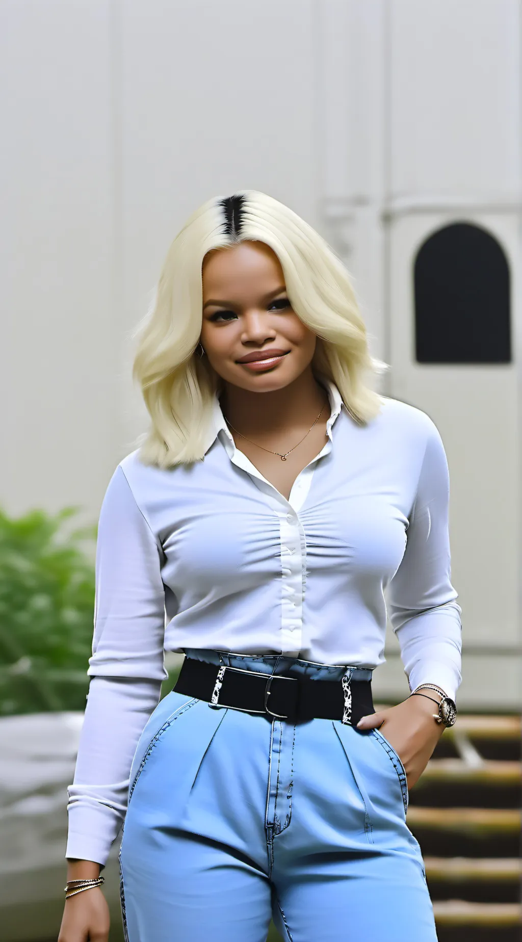 ai character: Trisha paytas  background