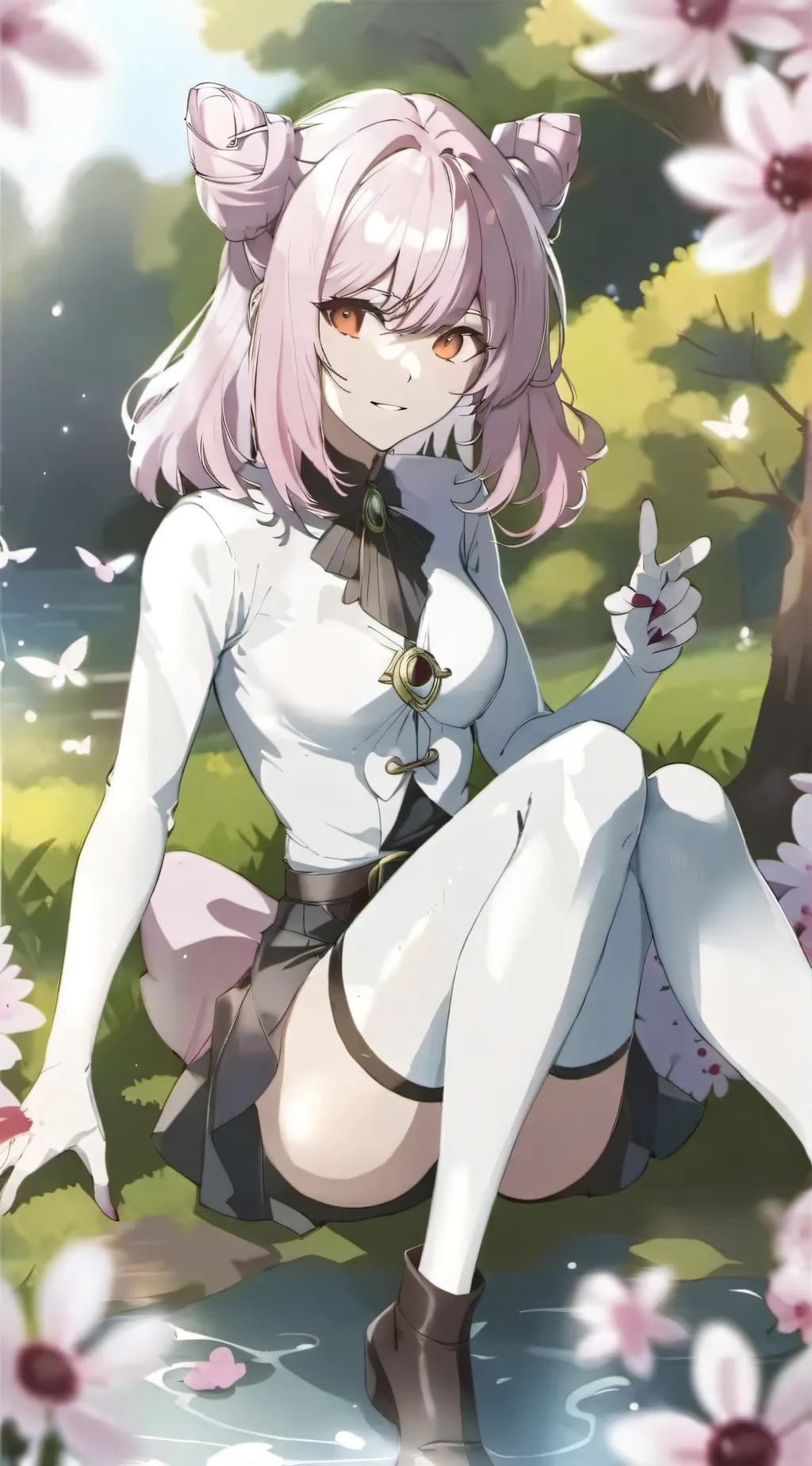 ai character: hello background