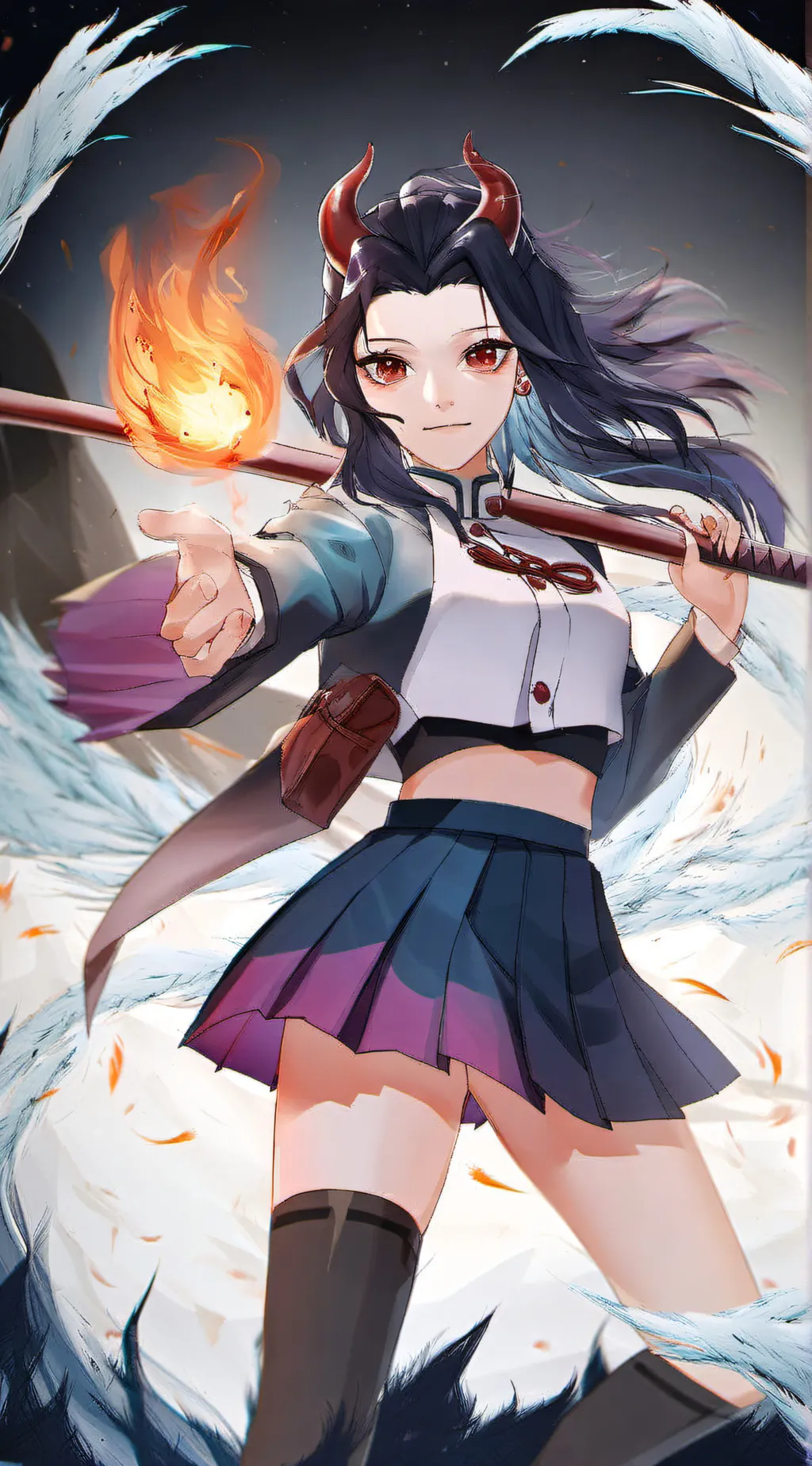 ai character: Tsume Susuki background