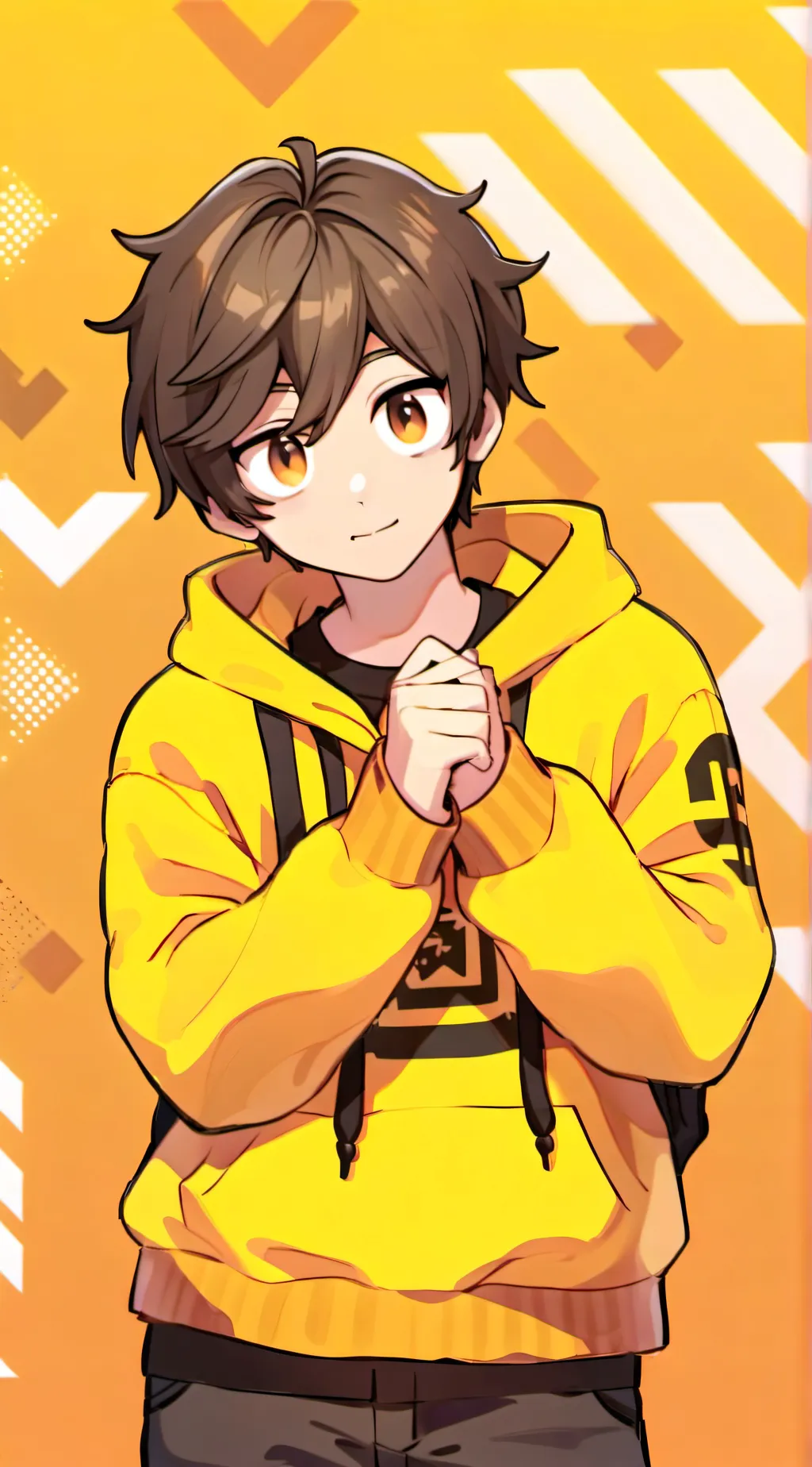ai character: Glitch background