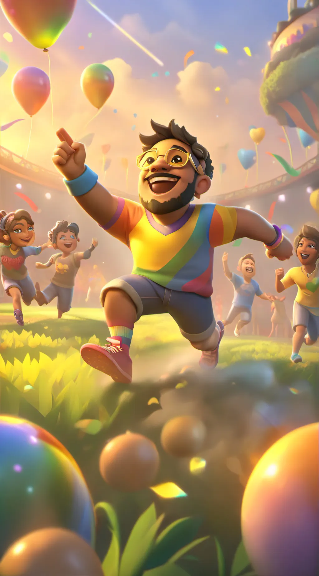ai character: lgbtq man background