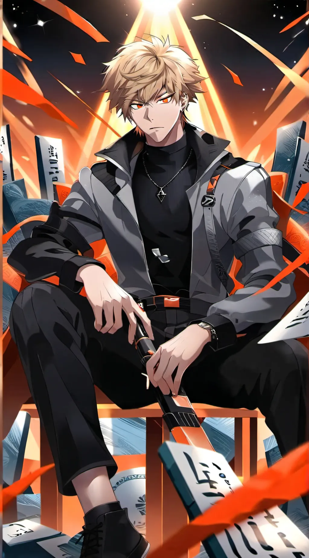 ai character: bakugou and the UA background