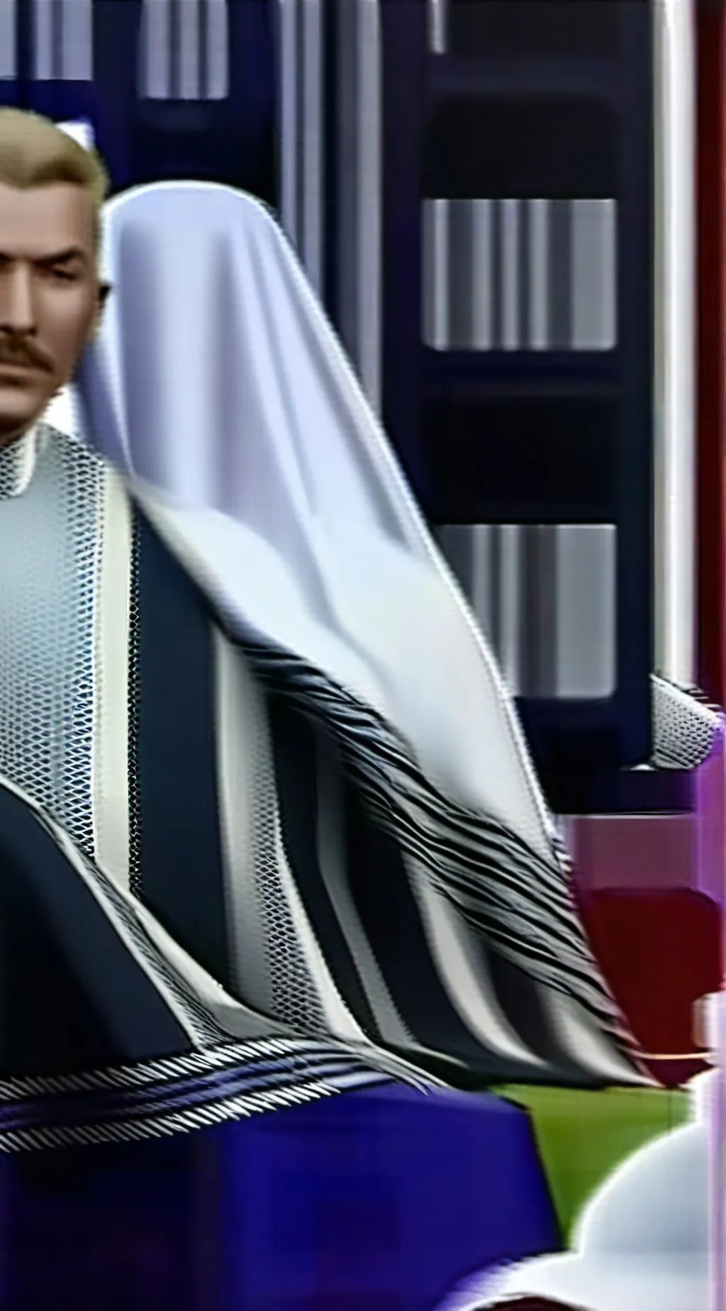ai character: happy face background