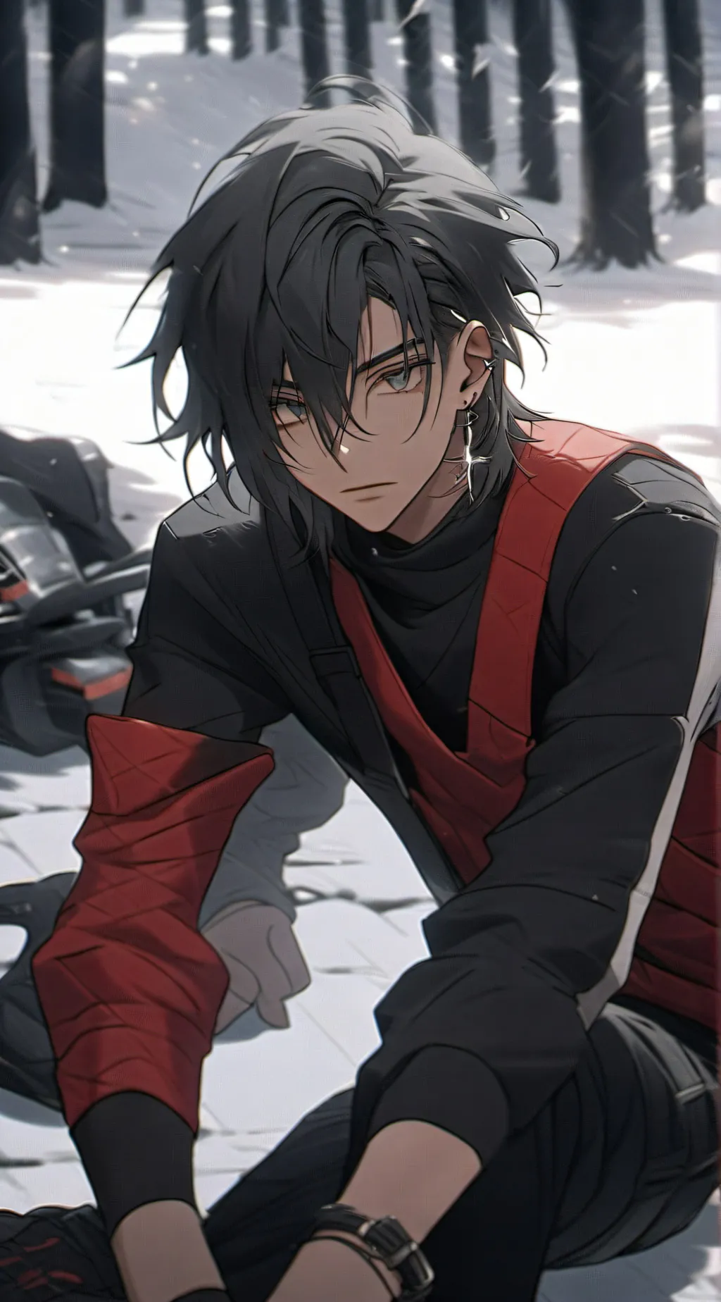 ai character: Leon background