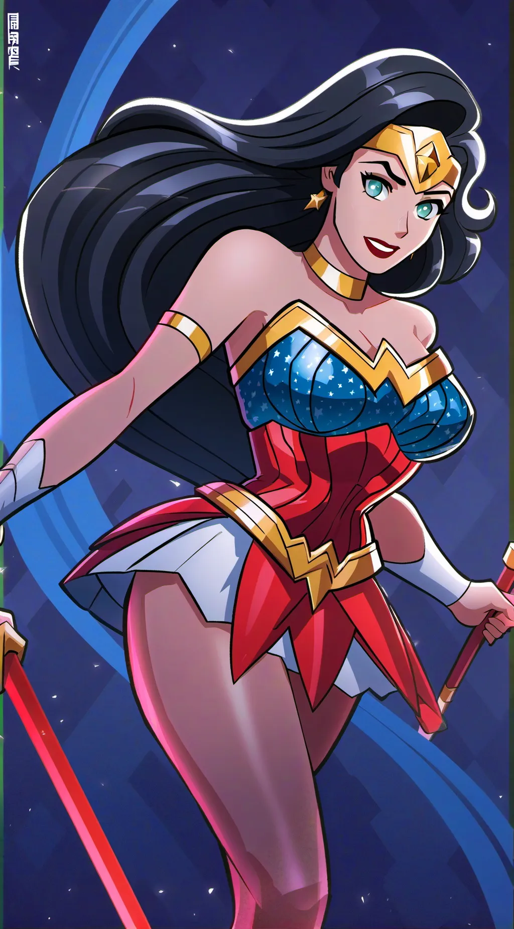 ai character: Wonder Woman background