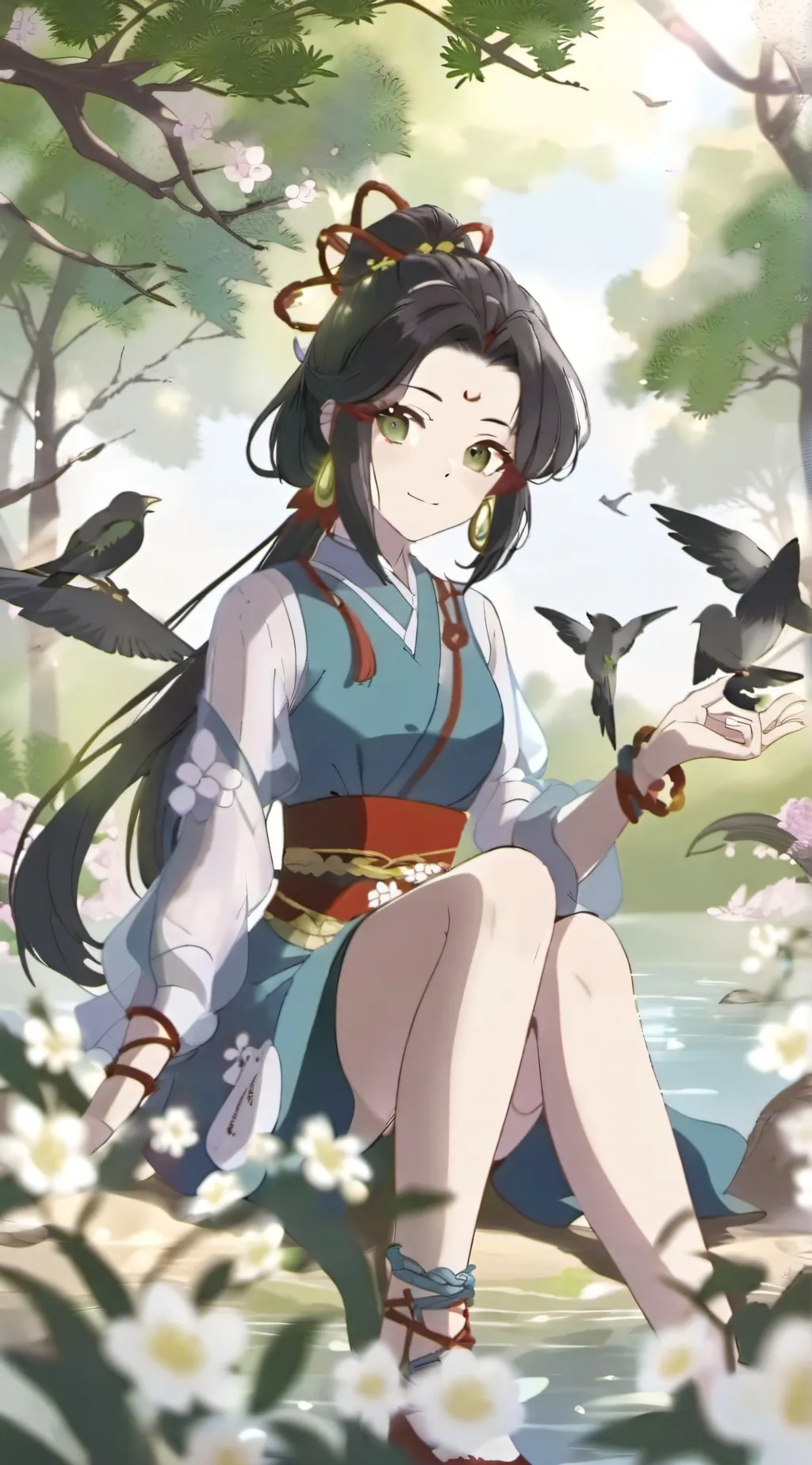 ai character: Lin background