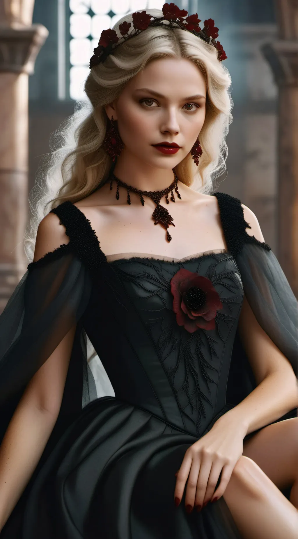 ai character: Persephone  background