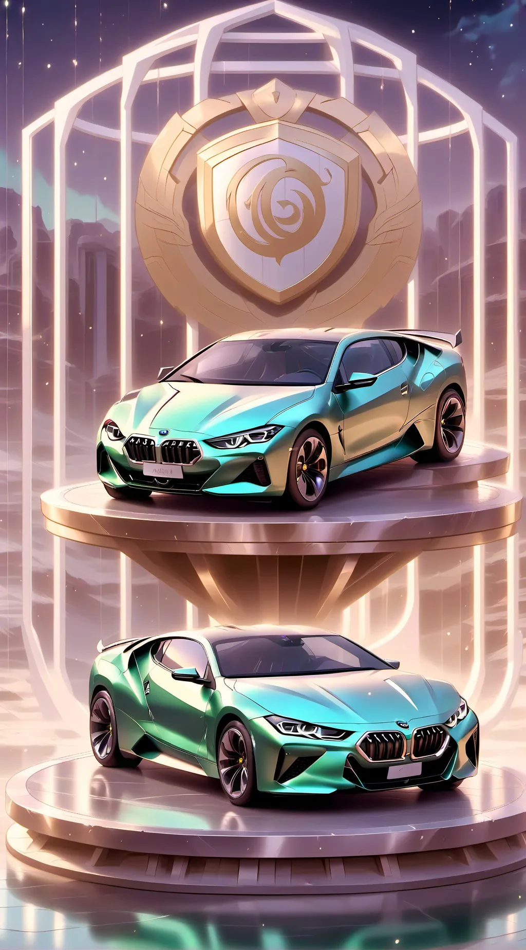 ai character: The car dealership background