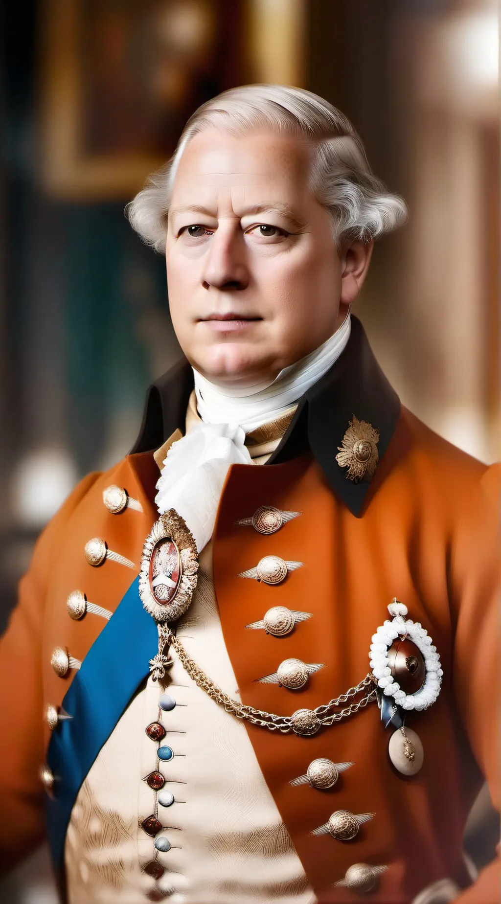 ai character: George III of UK background