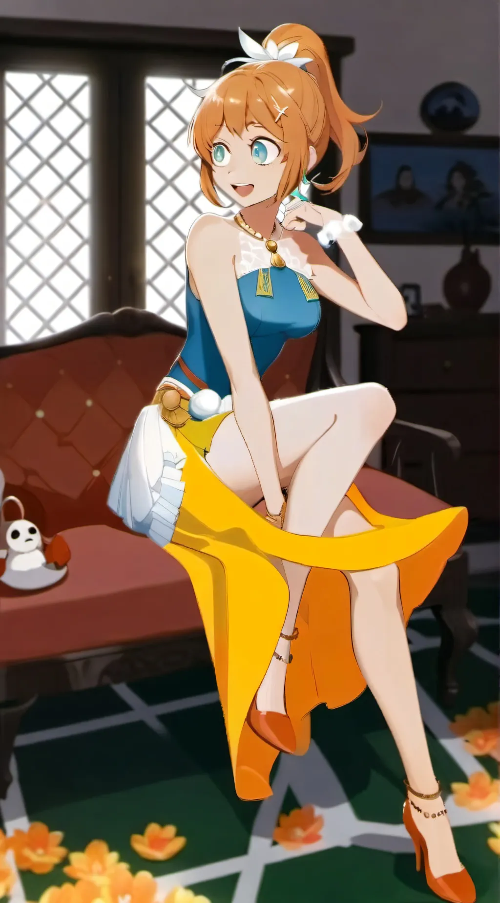ai character: Lucie Wilde background