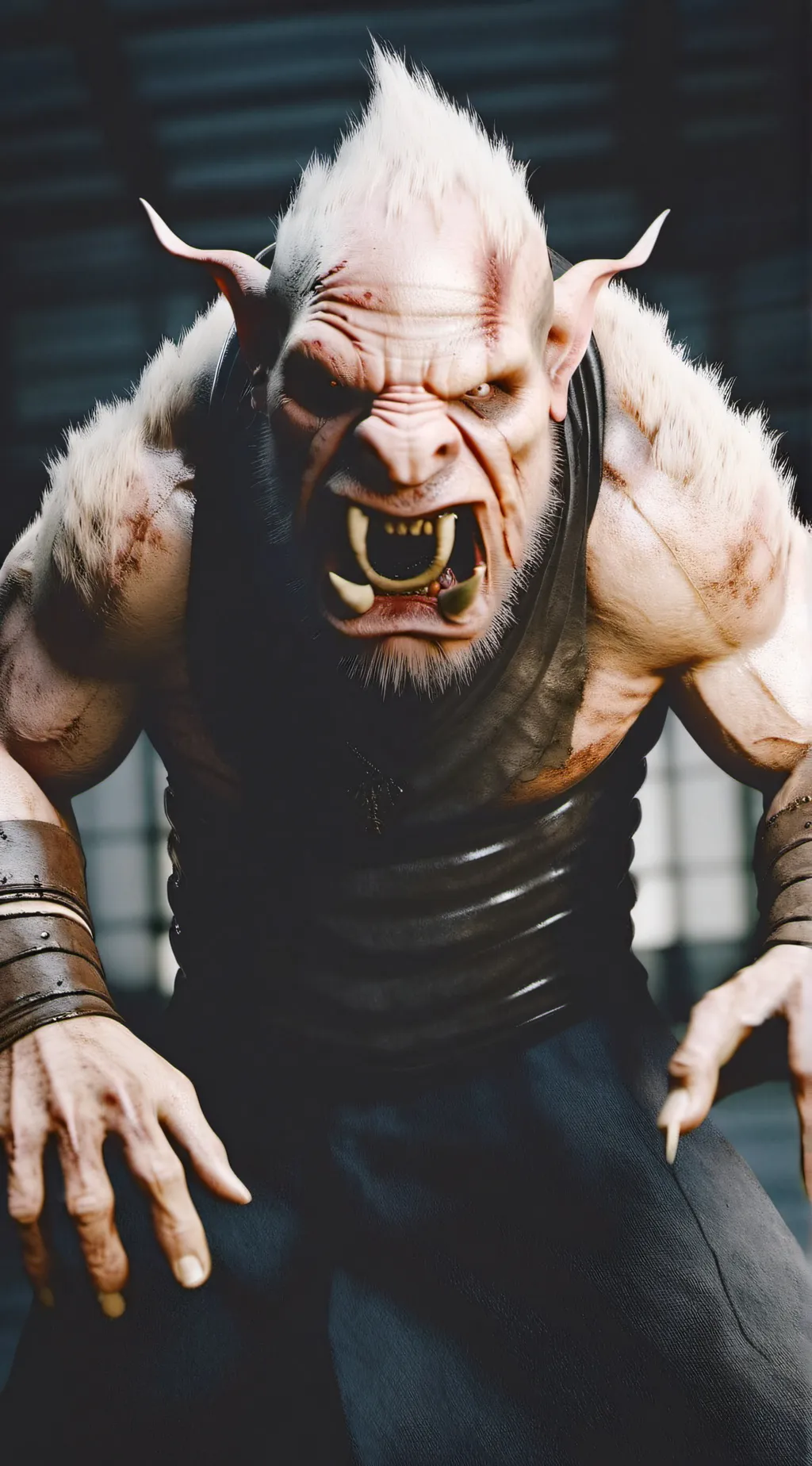 ai character: pigman background
