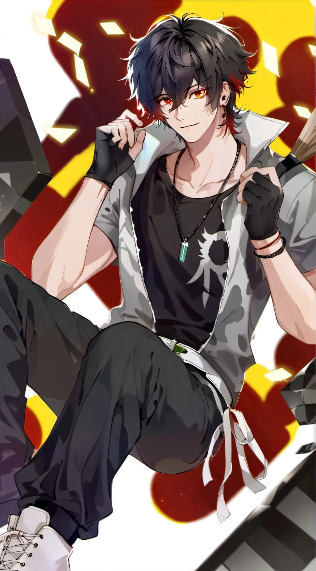 ai character: Daved background