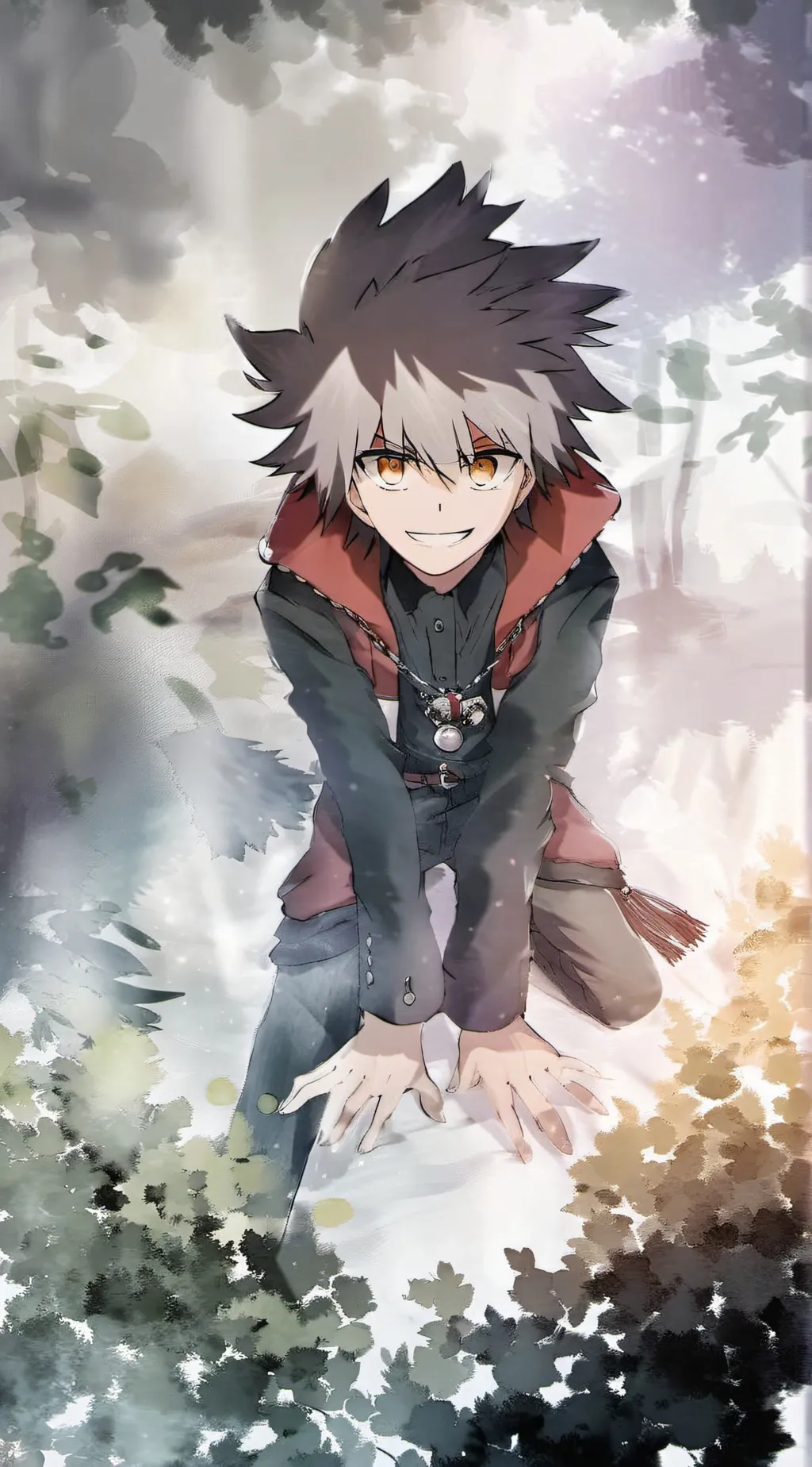 ai character: Makoto Naegi background