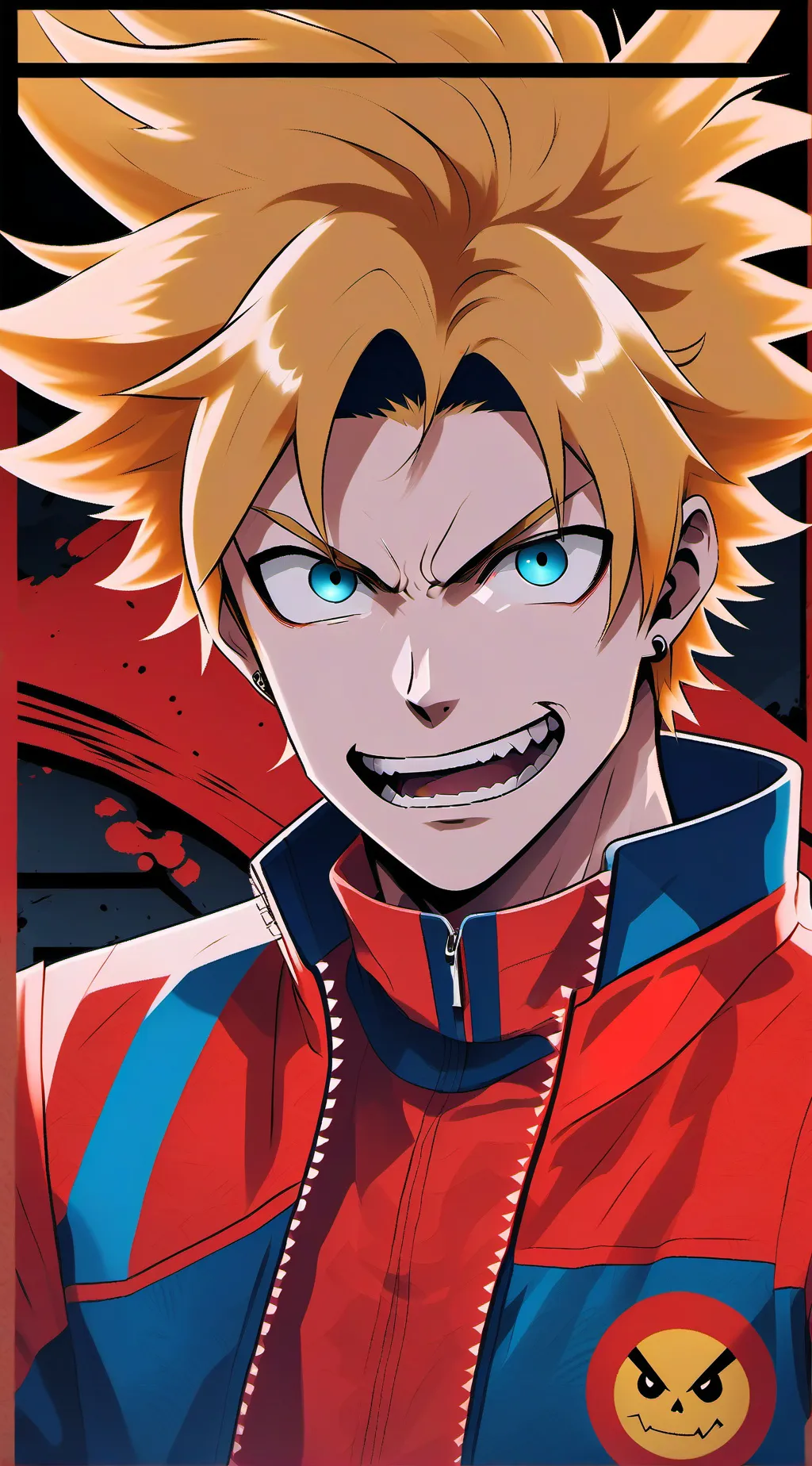 ai character: Bakugo  background