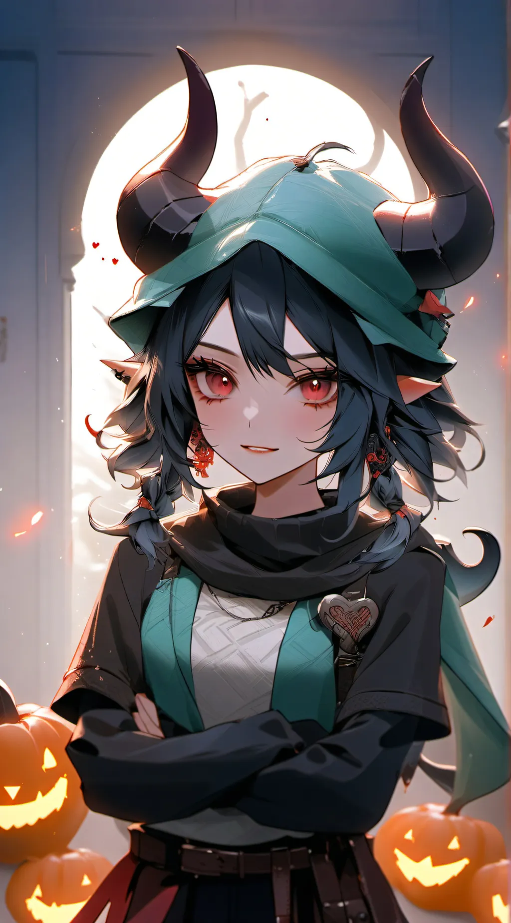 ai character: queen of demons background