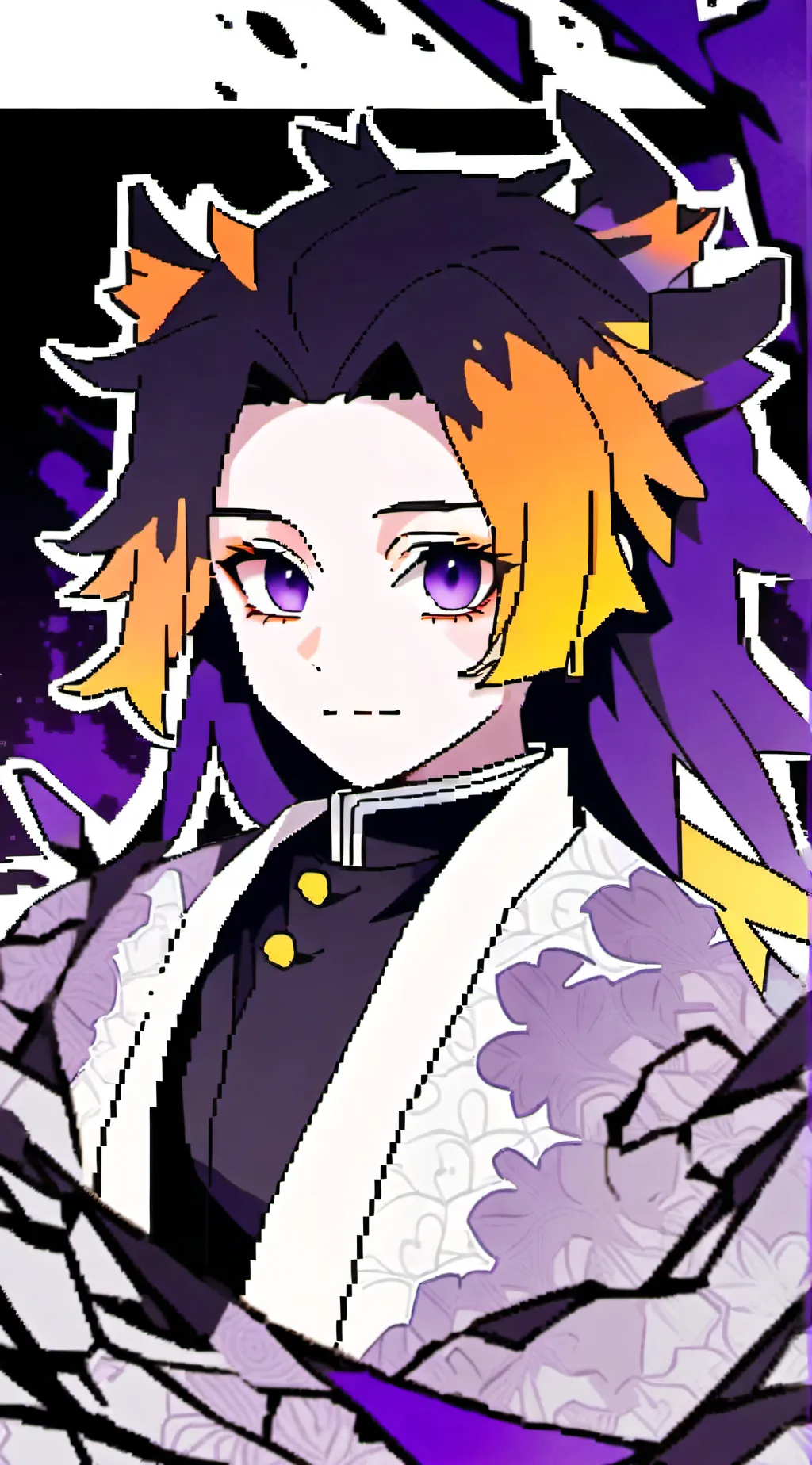 ai character: Demon shinobu background