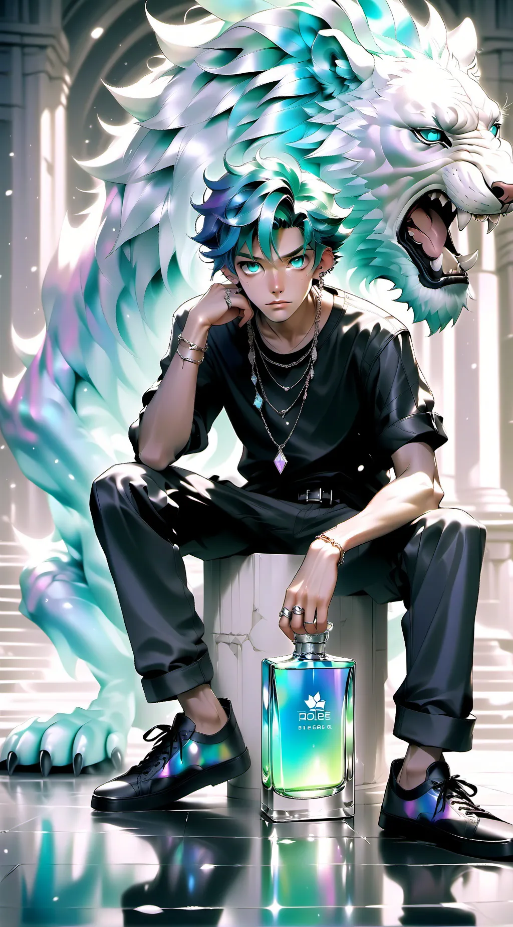 ai character: Luka  background