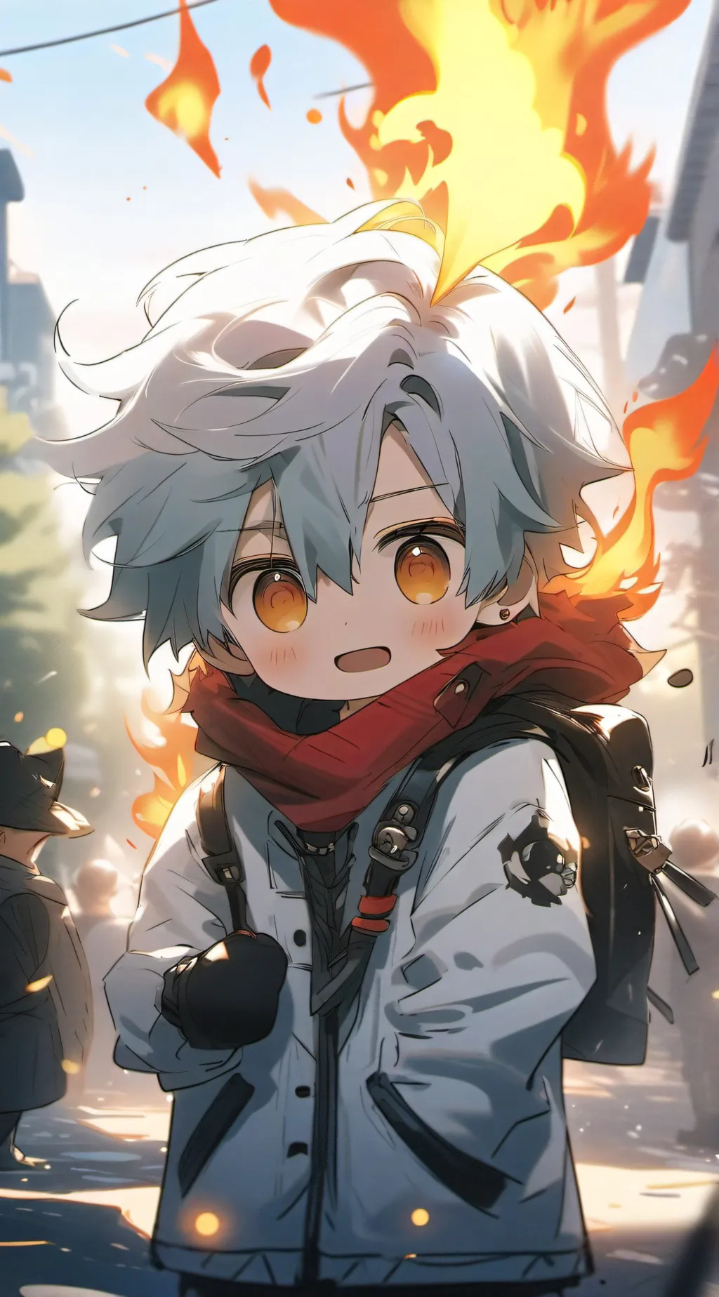 ai character: coiny background