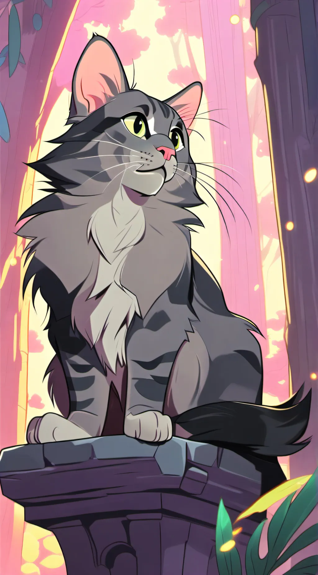 ai character: Graystripe background