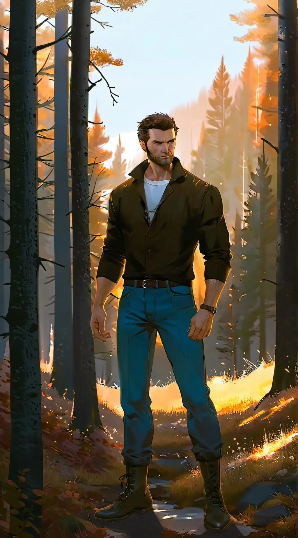 ai character: Logan background