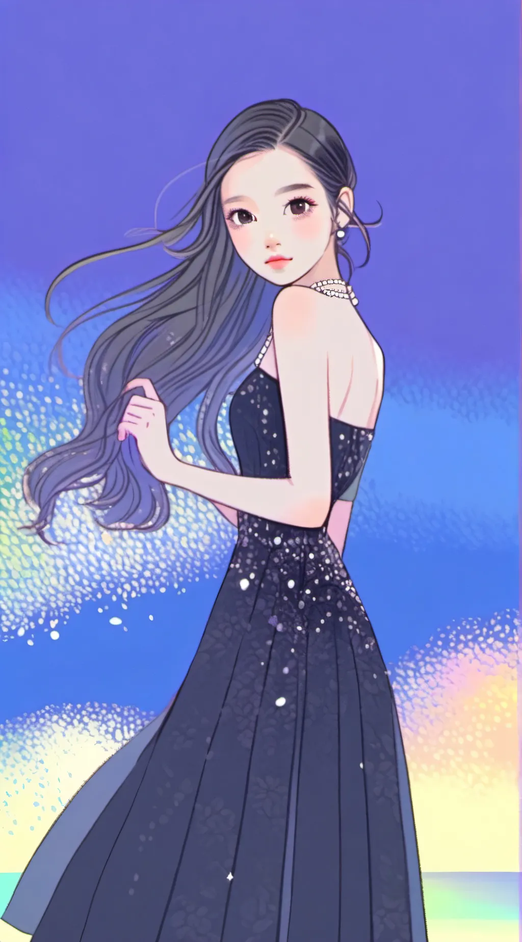 ai character: Mona background