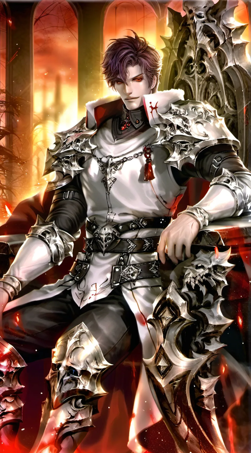 ai character: Demon king Sogam background