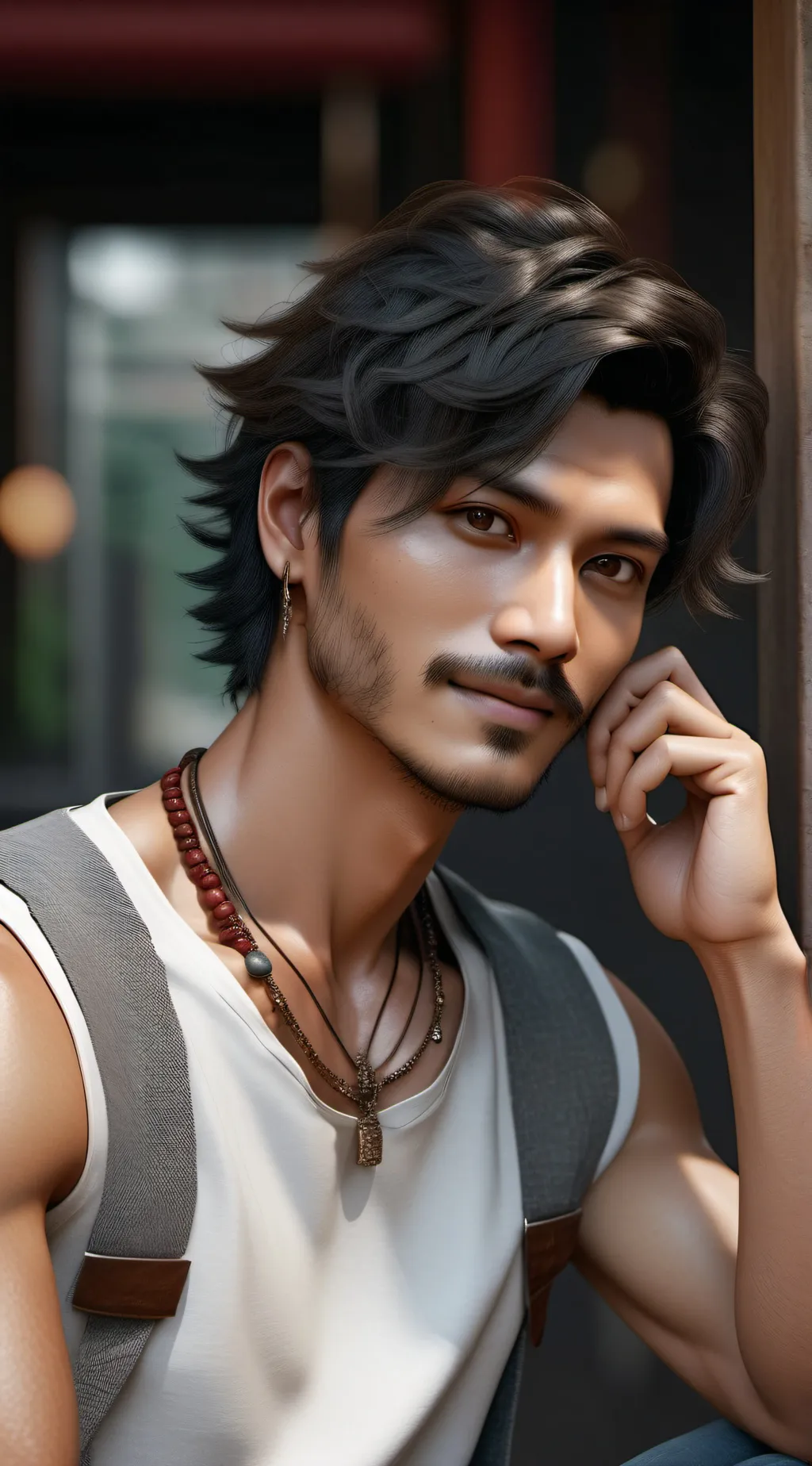 ai character: Tony background