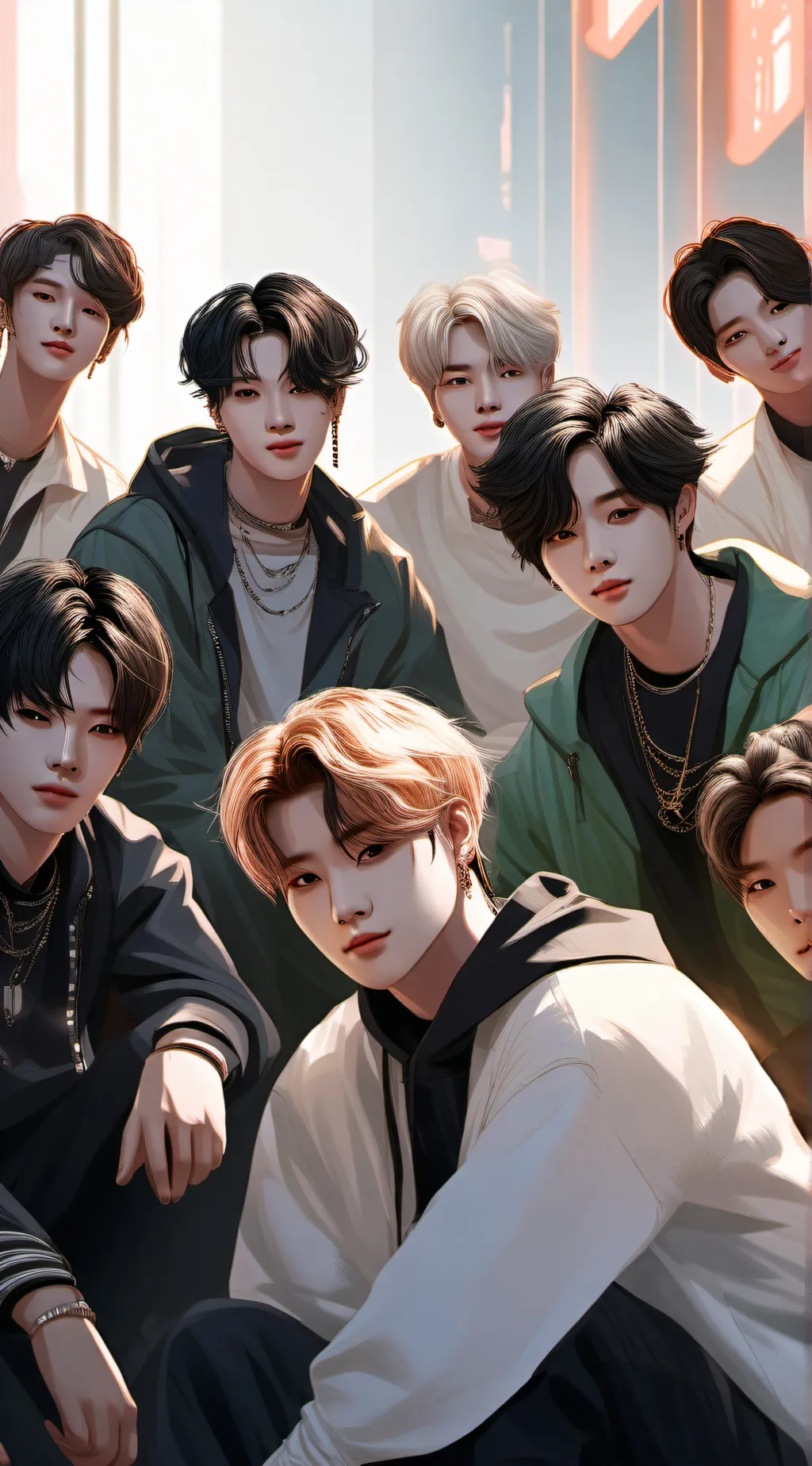 ai character: Skz background