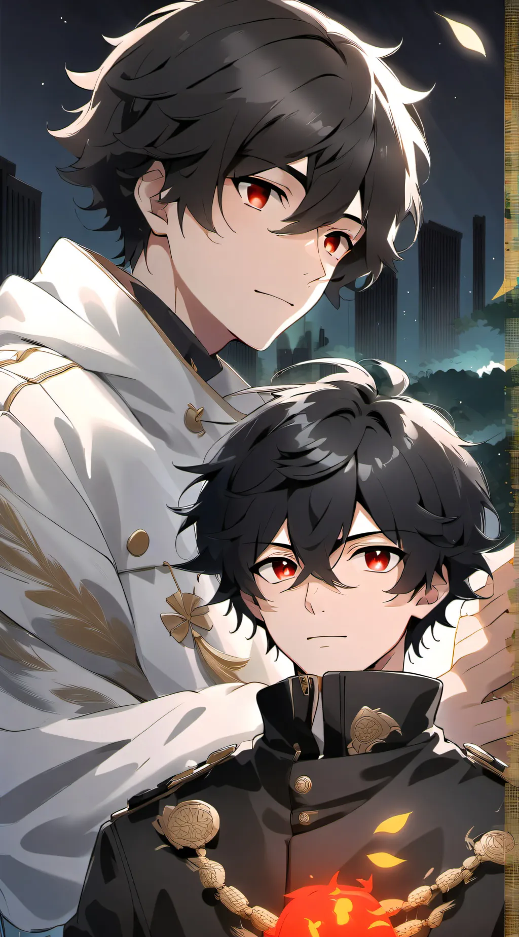 ai character: Neon & Noah background