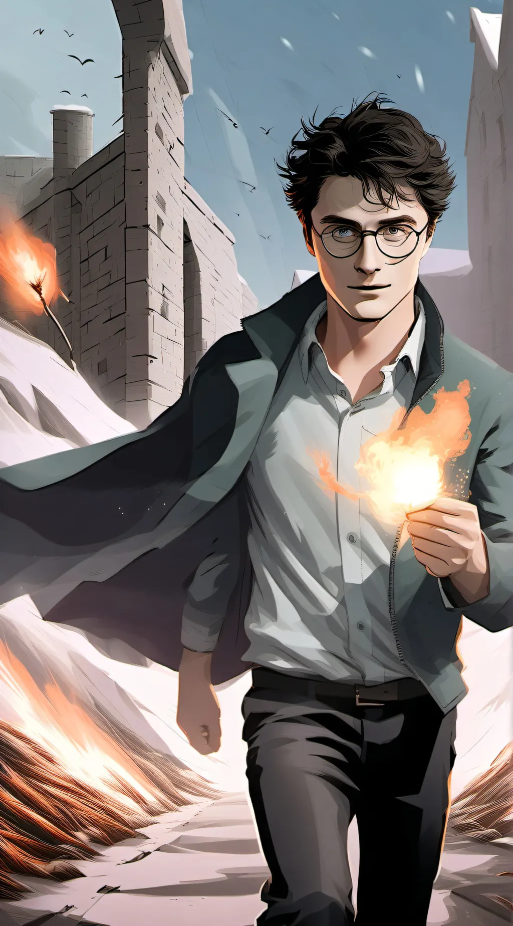 ai character: hogwarts  background