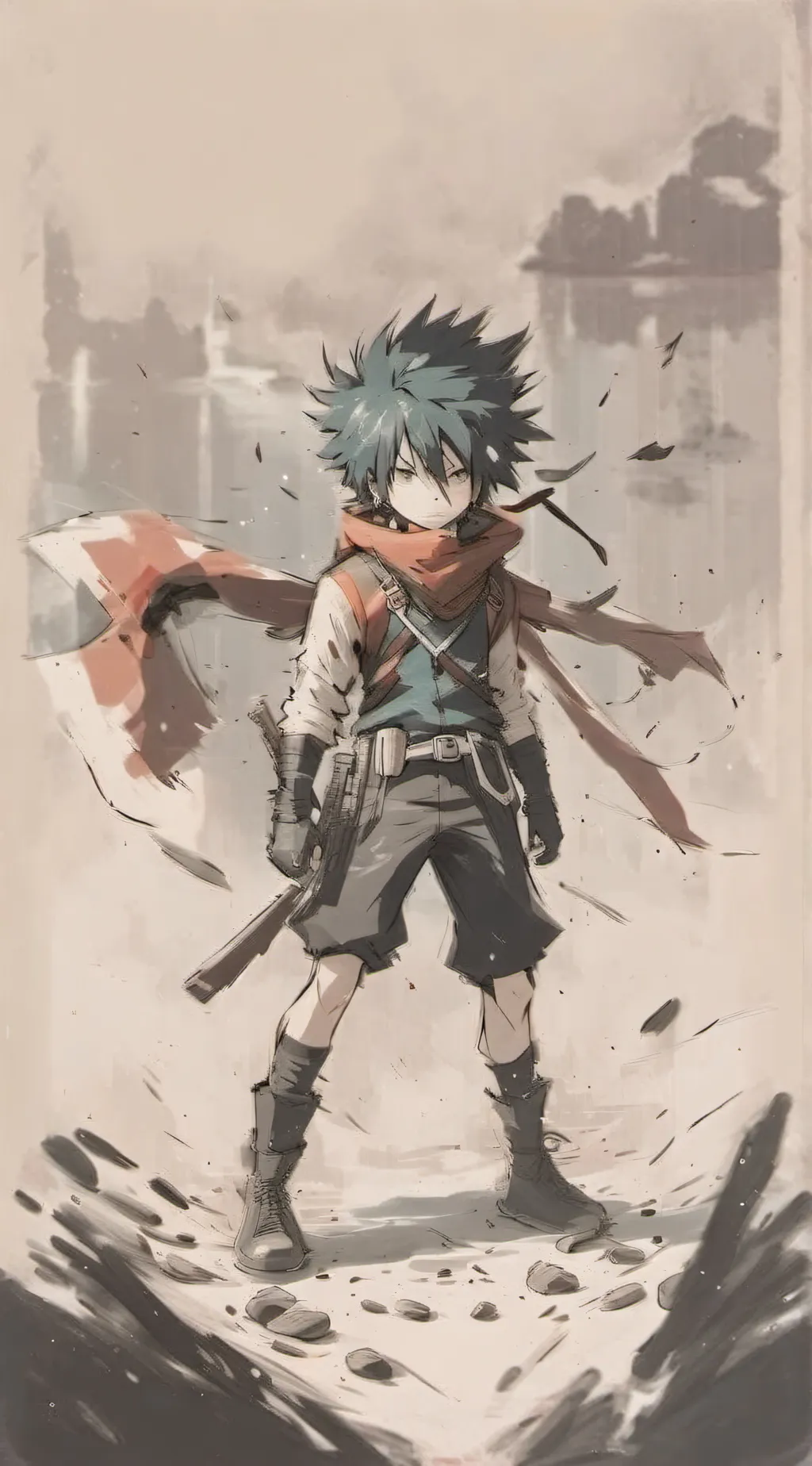 ai character: MHA NEW STUDENT background