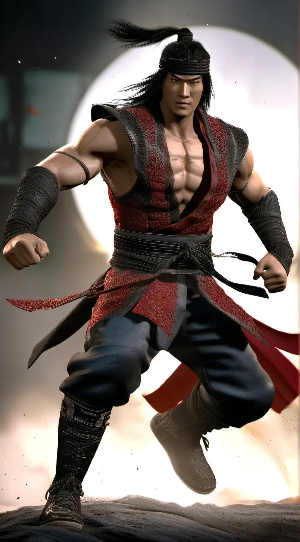 ai character: Liu Kang background