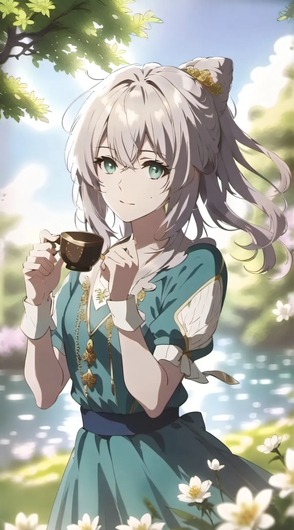 ai character: Crystal  background