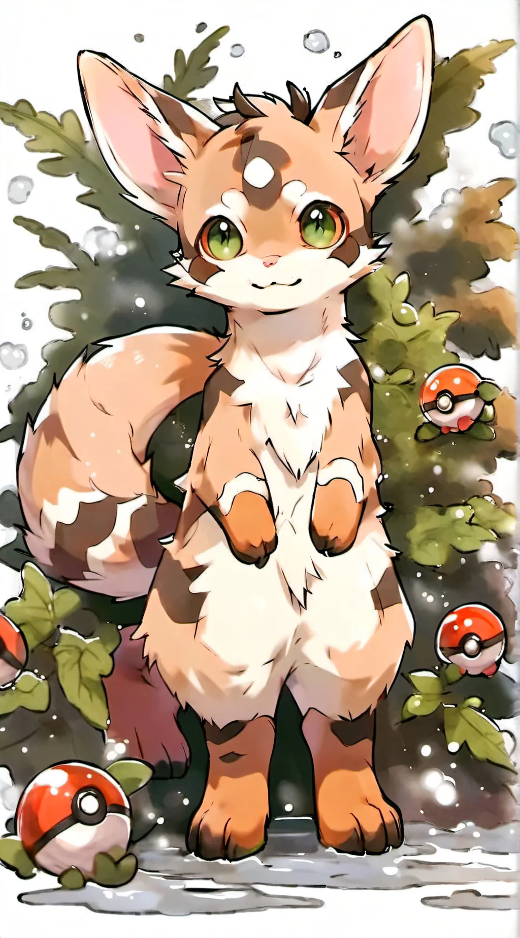 ai character: Pokemon Furret background