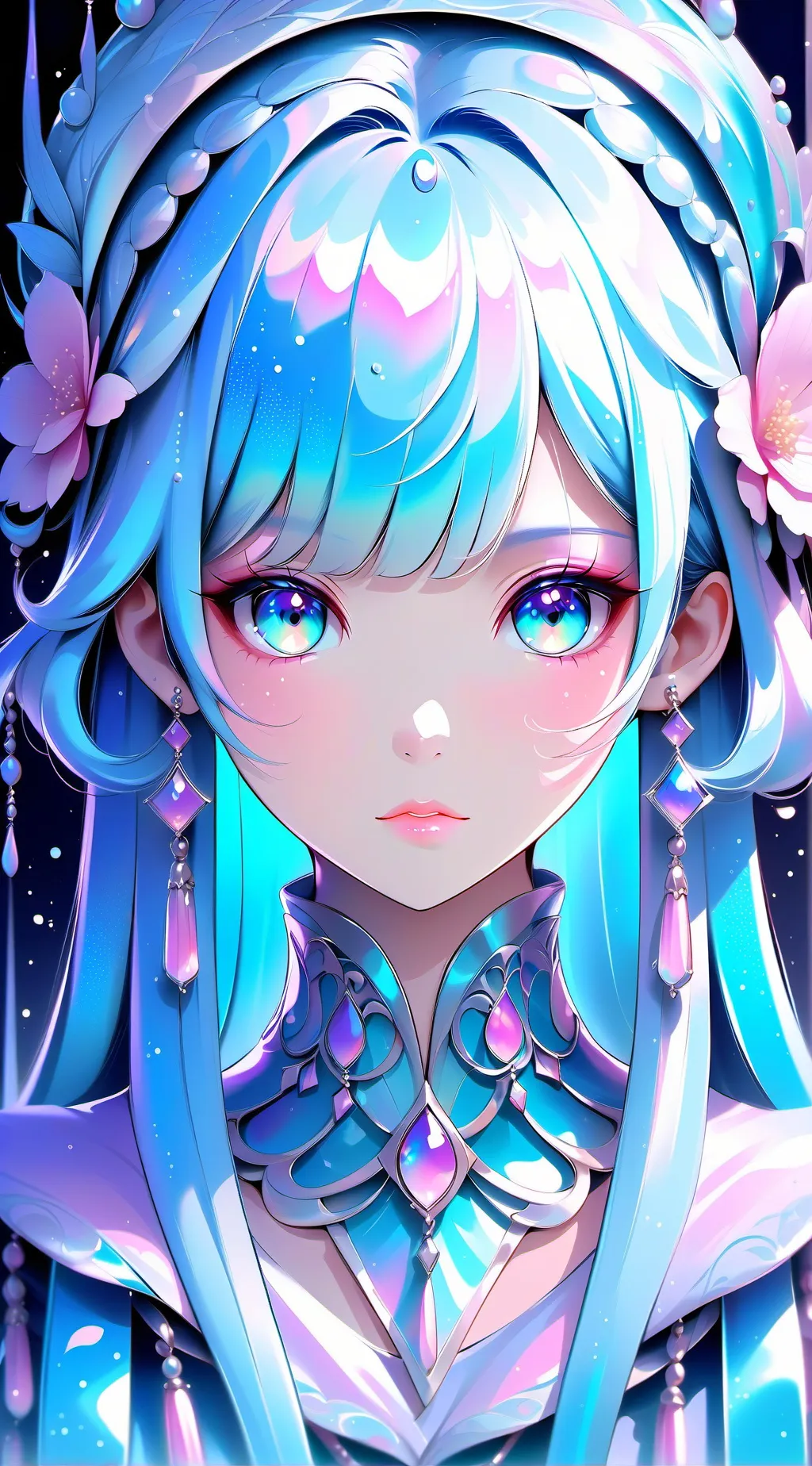 ai character: mha love eyes background
