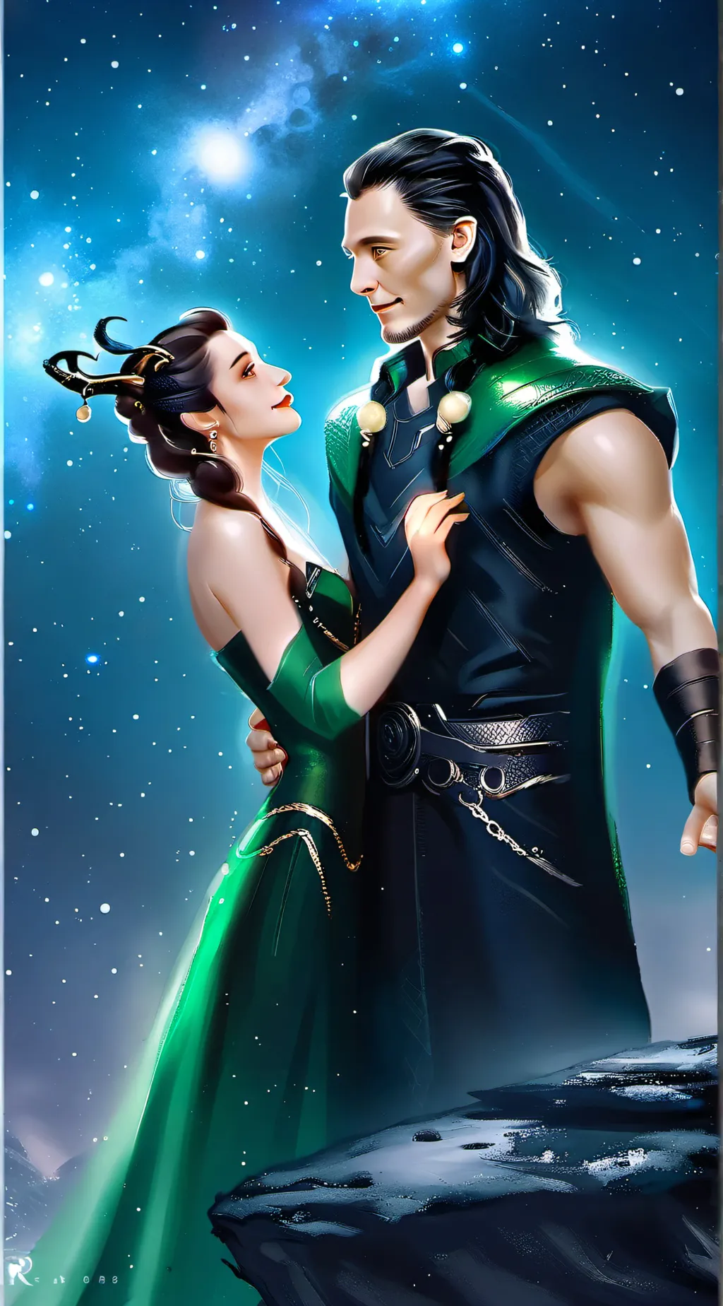 ai character: Lokis daughter background