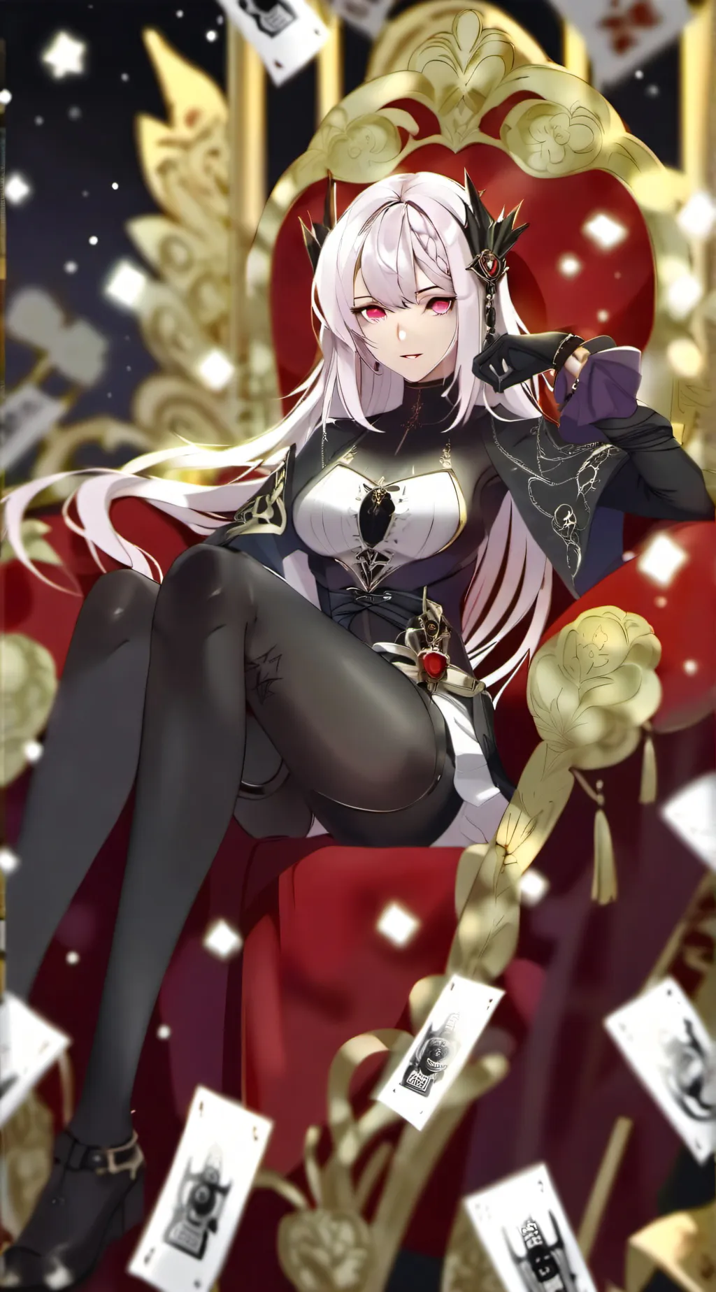 ai character: Void Empress background