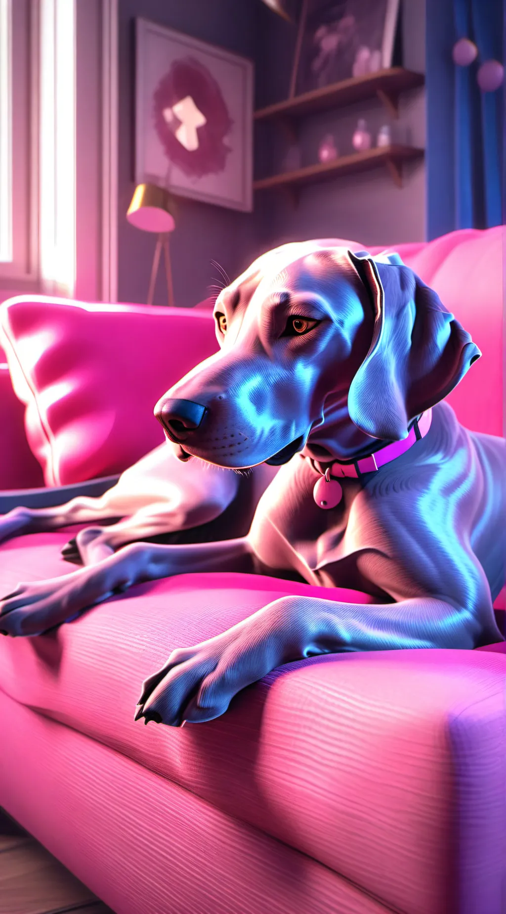 ai character: Nala  background